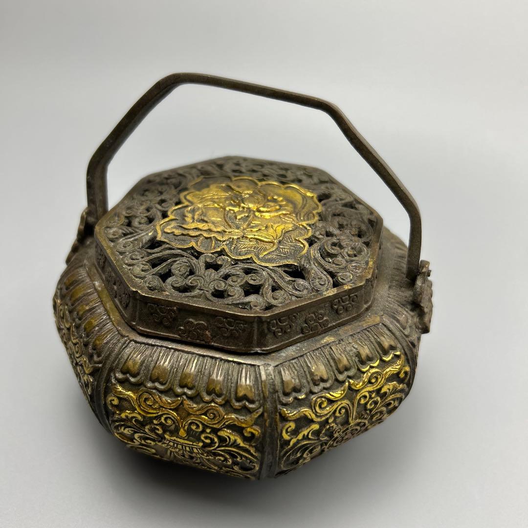 香炉　乾隆年製　蔵出し骨董品