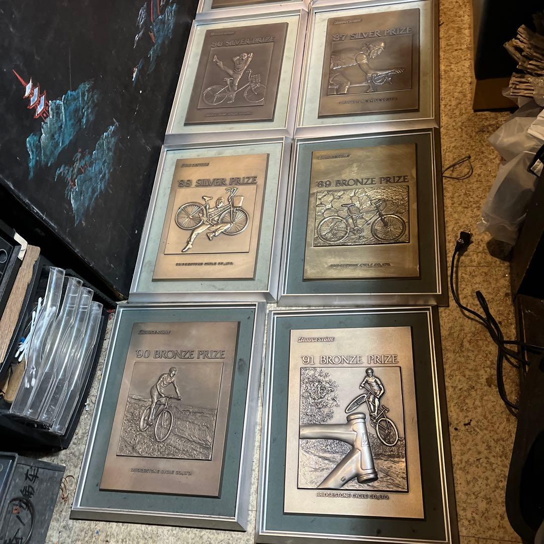 Taoブリヂストン看板、16枚ブリヂストン表彰額、ブリヂストン記念看板、