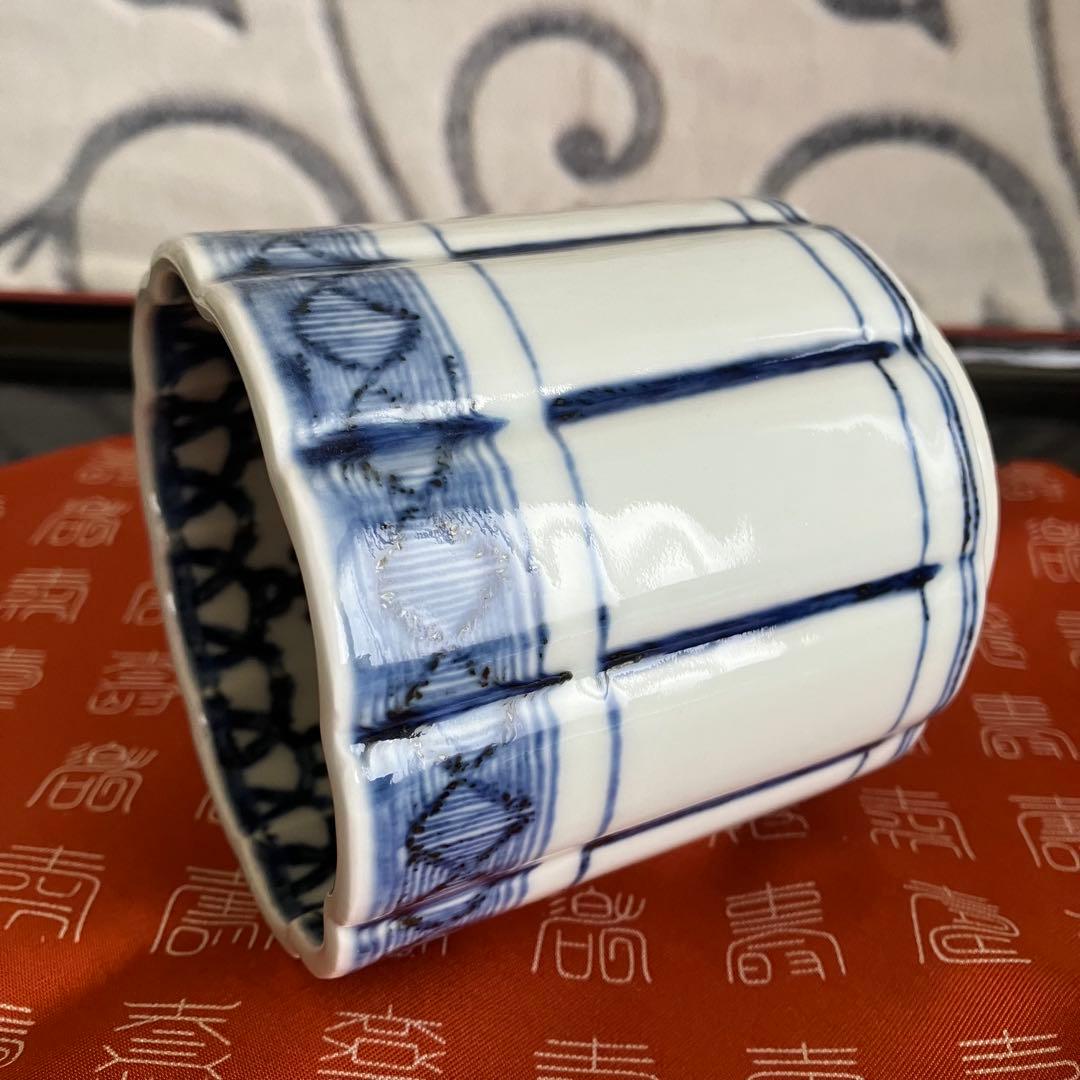 茶道具 景徳鎮王壊英作火入 共箱