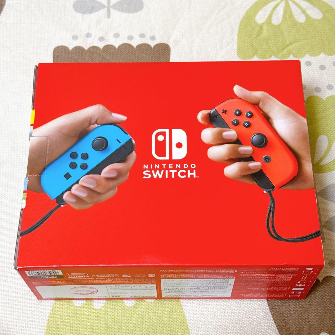 【動作確認済】Nintendo Switch本体 青/赤Joy-Con