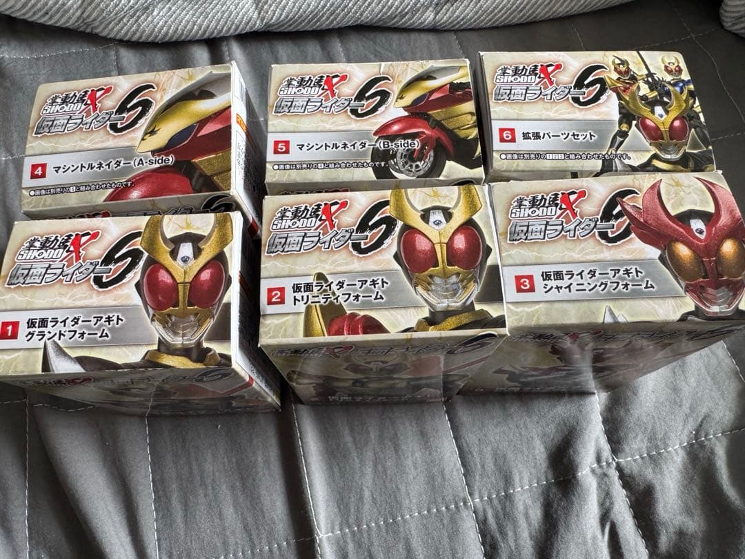 SHODO-X 仮面ライダー6 6種 アギト マシントルネイダー　トリニティ