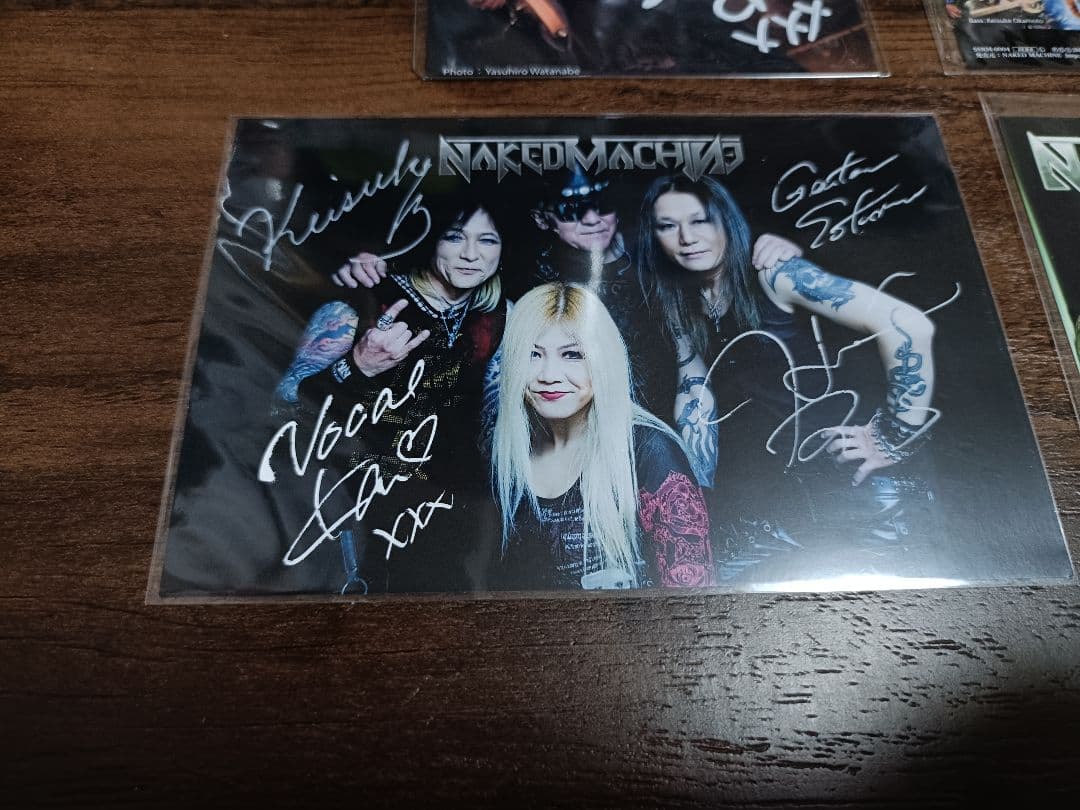 NAKED MACHINE CD4枚 直筆サイン入りポストカード付き