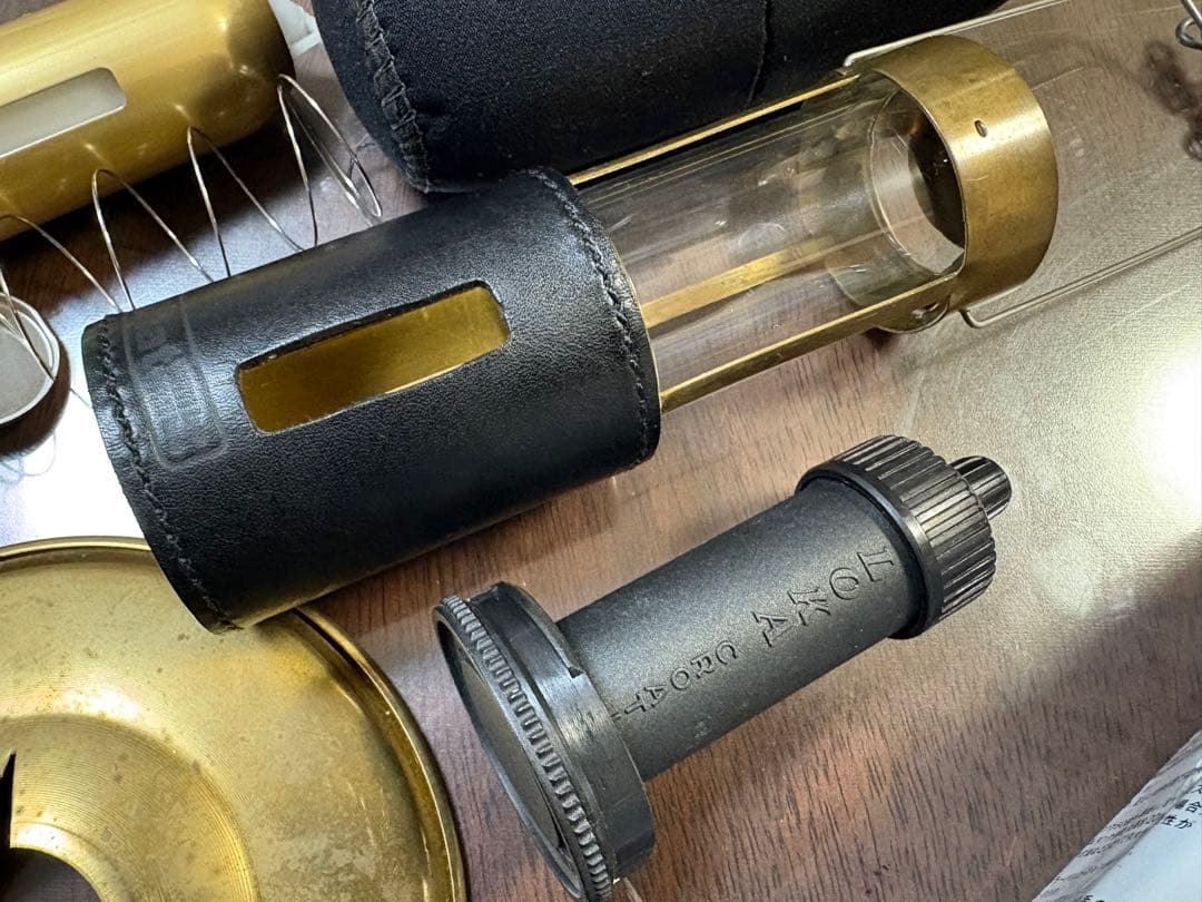 UCO 旧ロゴ キャンドルランタン ブラス真鍮 オイルインサート①