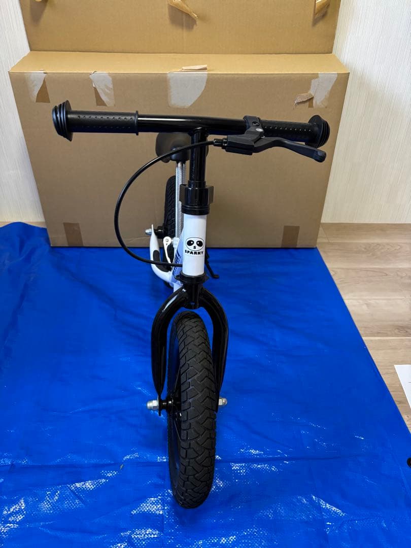 スパーキー 別売ロングサドル付　バランスバイク ブレーキ付　スタンド付