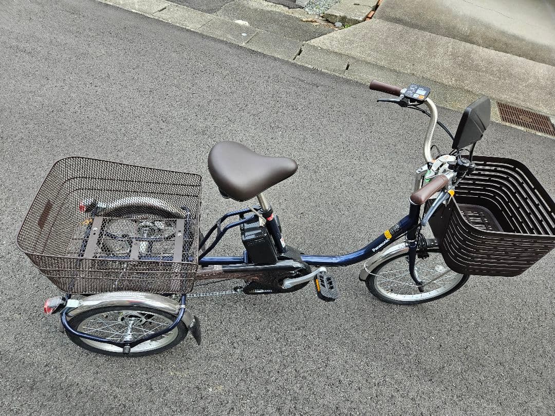 パナソニック ビビライフBE-ELR834 電動アシスト三輪自転車