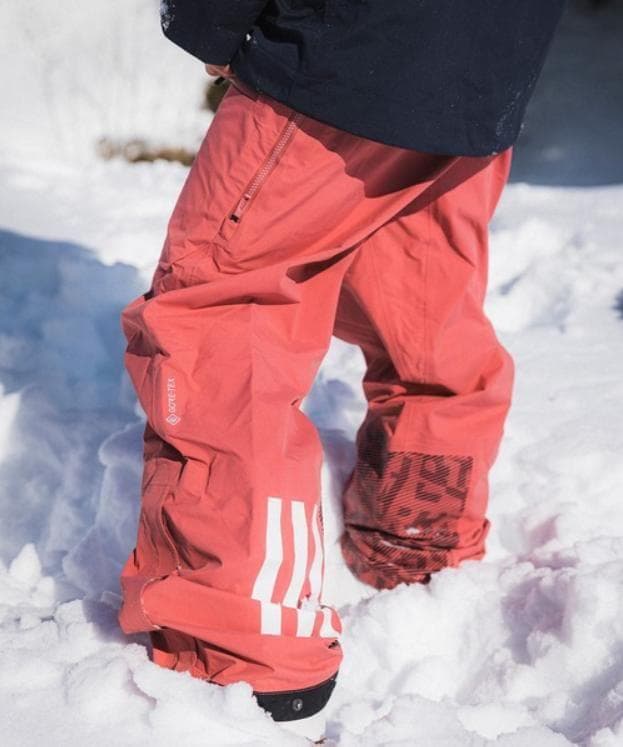 アディダス　ビブパンツ　ゴアテックス　ピンク系　レディースXL