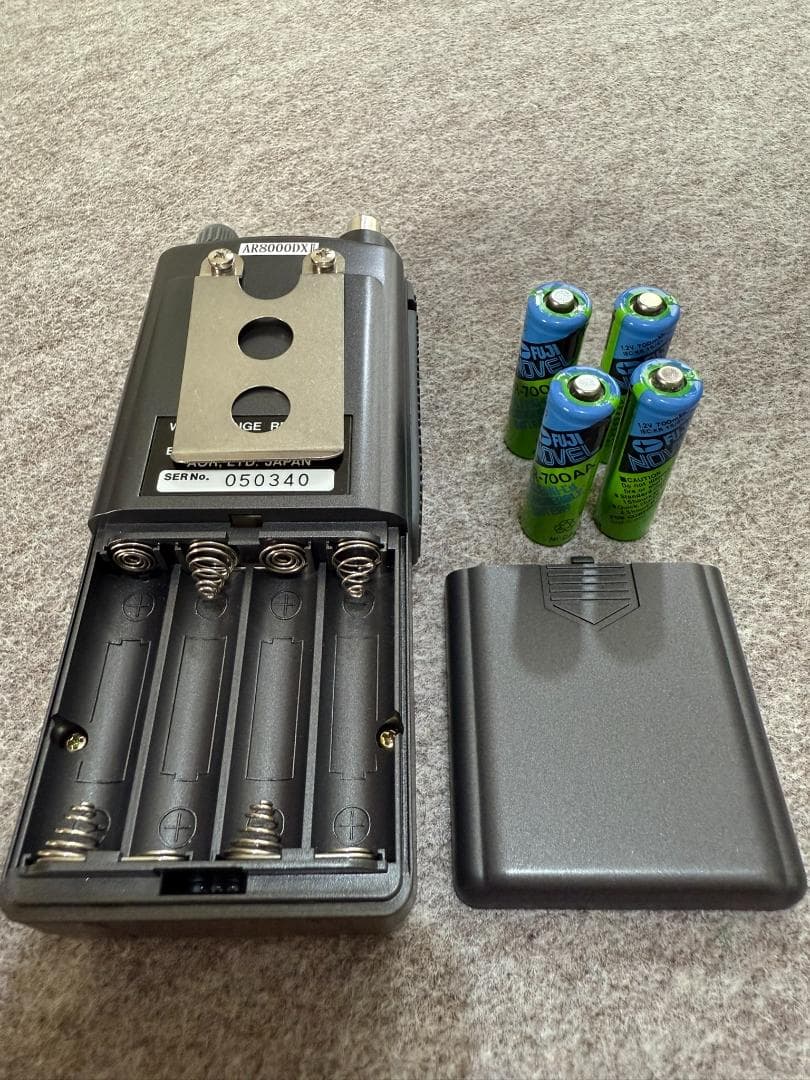 ワイドレンジレシーバー AOR AR8000 + ロッドアンテナ RH789 等