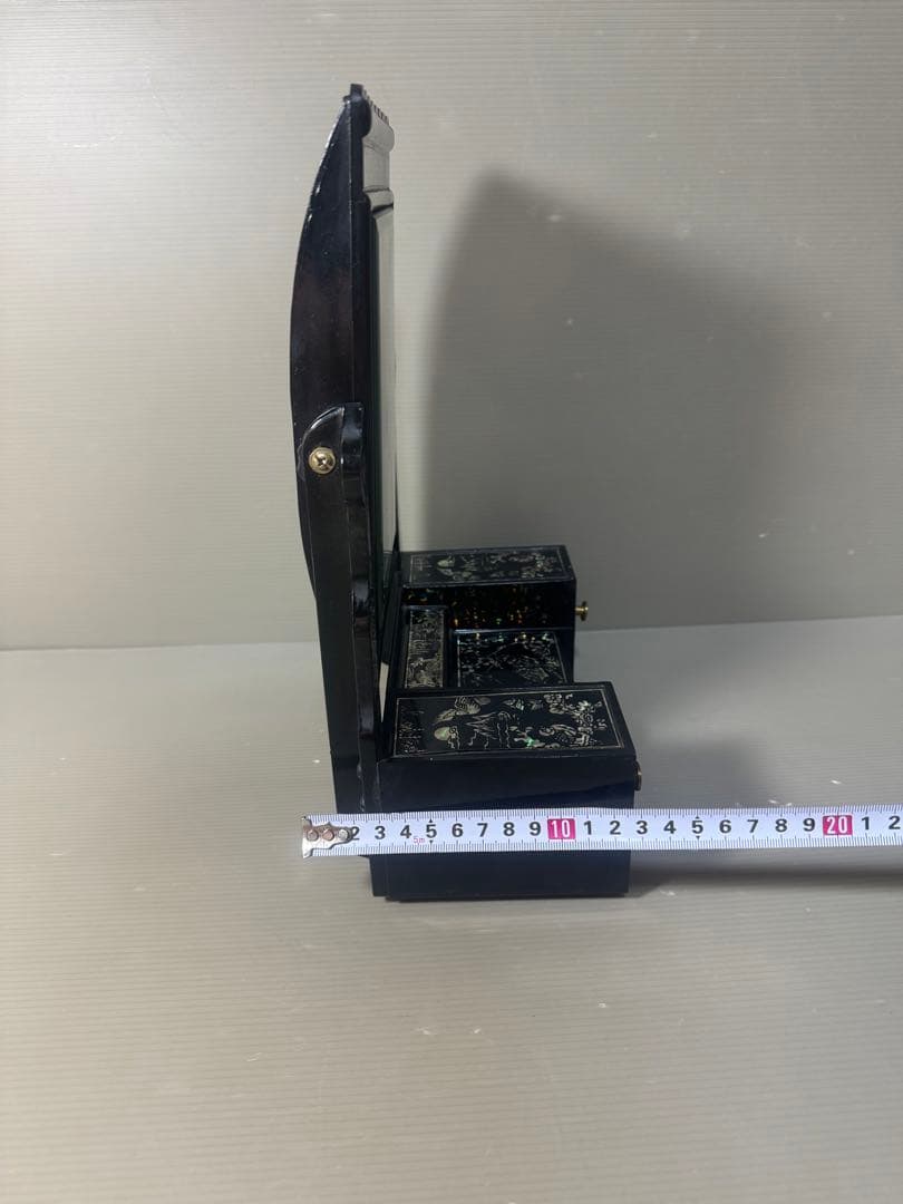 2608 螺鈿細工 鏡台 花鳥 ドレッサー