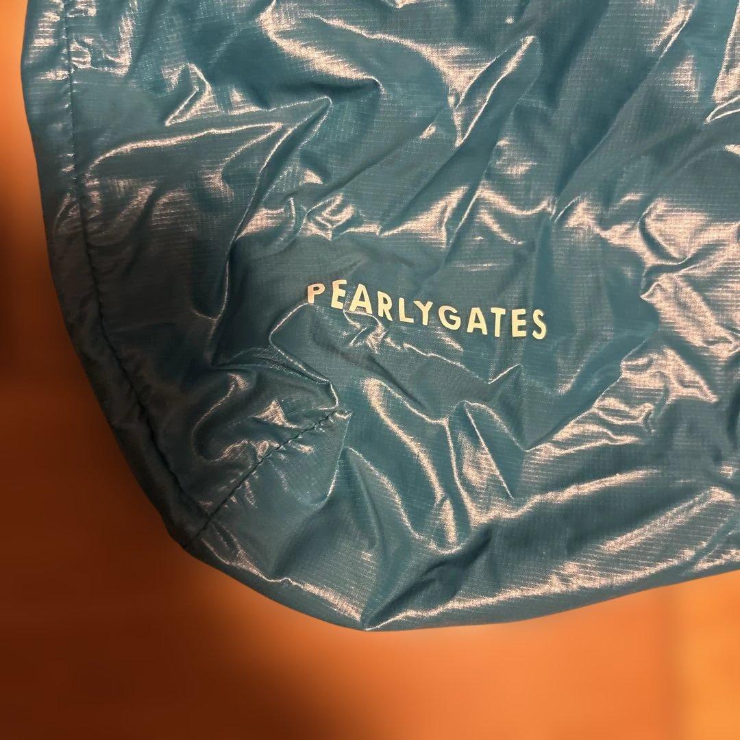 2ウェイPEARLY GATES ダウンジャケット ターコイズブルー