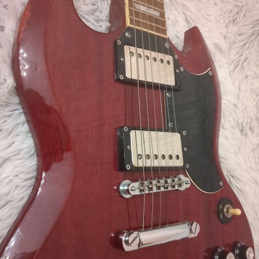 Bacchus BSG-480 Cherry Red ピックアップ交換品