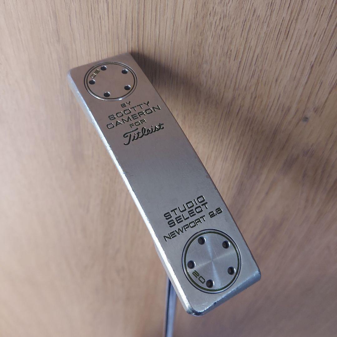 SCOTTY CAMERON スタジオセレクト ニューポート2.6 純正カスタ厶