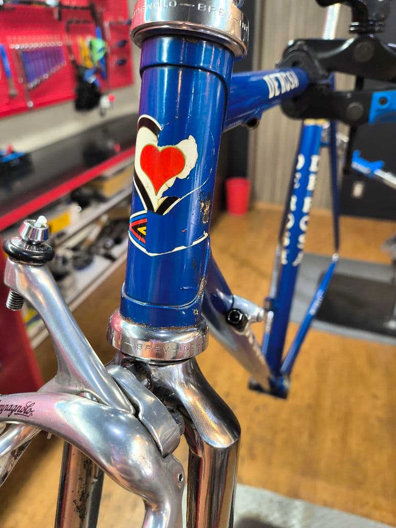 DE ROSA ロードバイクフレーム 青