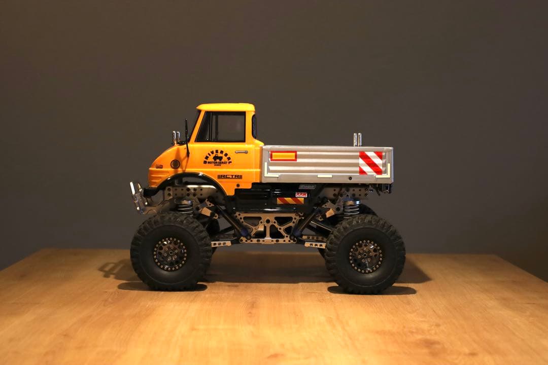 タミヤCR-01 ウニモグ406 1/10RC 4WS仕様 カスタム