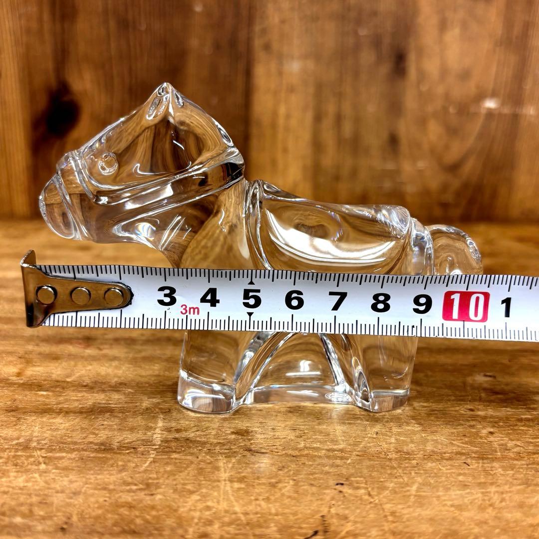 Baccarat バカラ ミニマルズ ポニー 馬 クリスタルガラス 置物