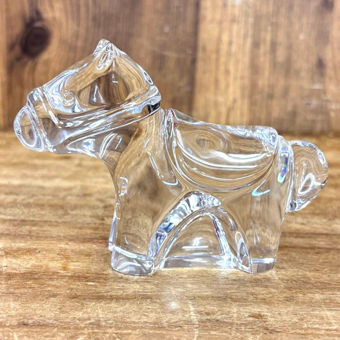 Baccarat バカラ ミニマルズ ポニー 馬 クリスタルガラス 置物