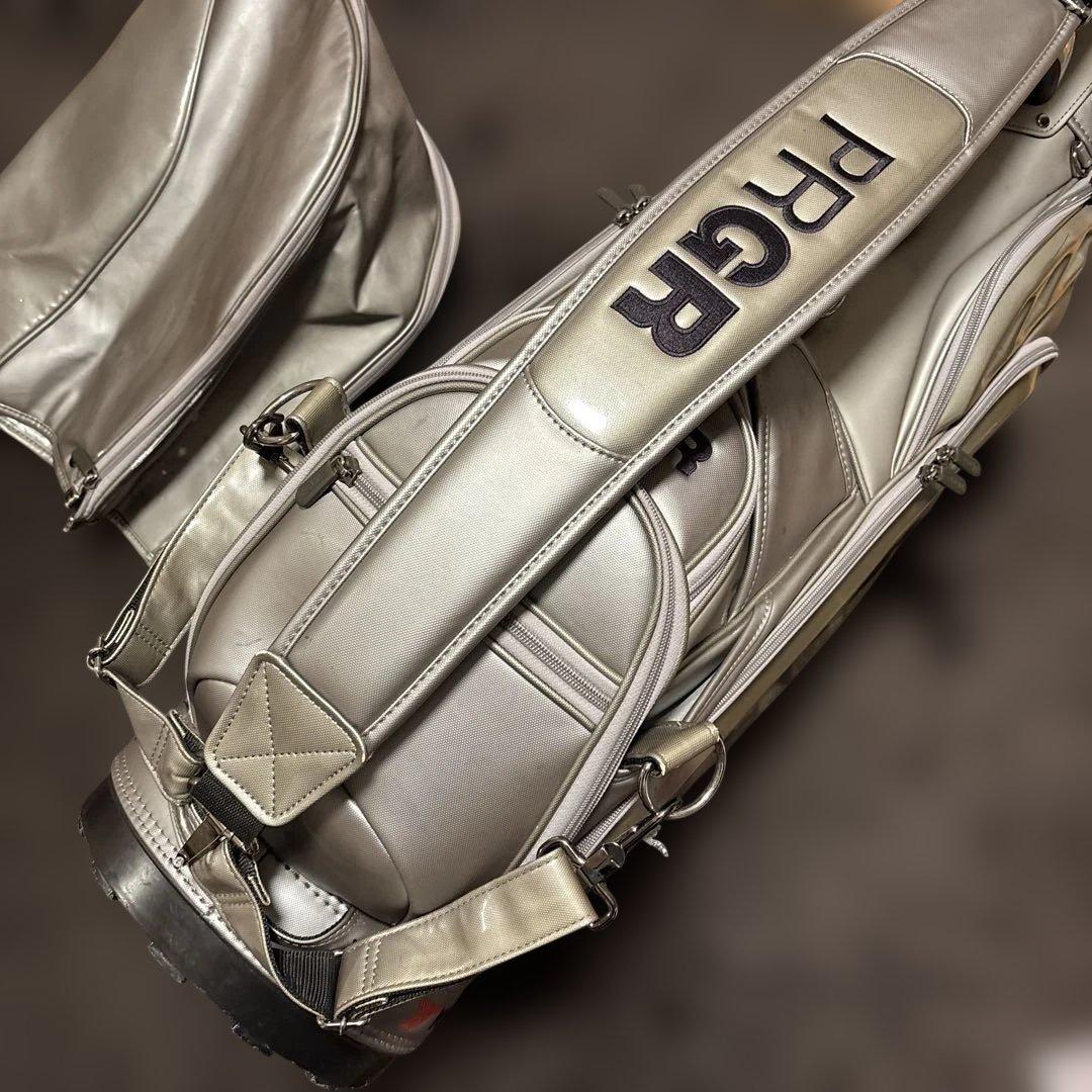 PRGR ゴルフバッグ シルバー　ツアーモデル　プロギア　キャディバック