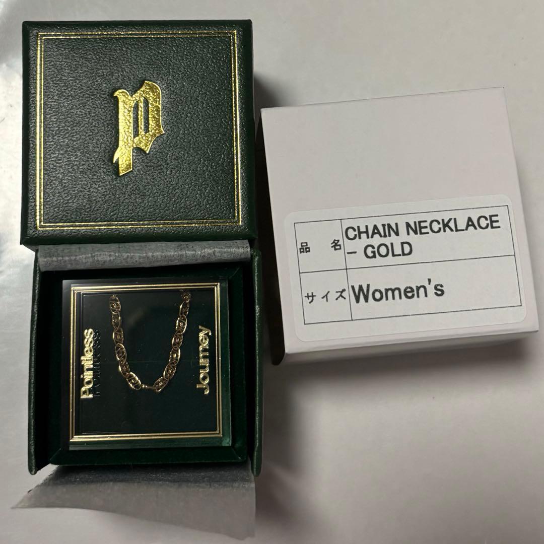 pointless journey CHAIN NECKLACE ゴールド
