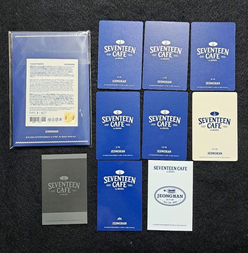 SEVENTEEN CAFE ジョンハン　トレカ　セット　セブチカフェ