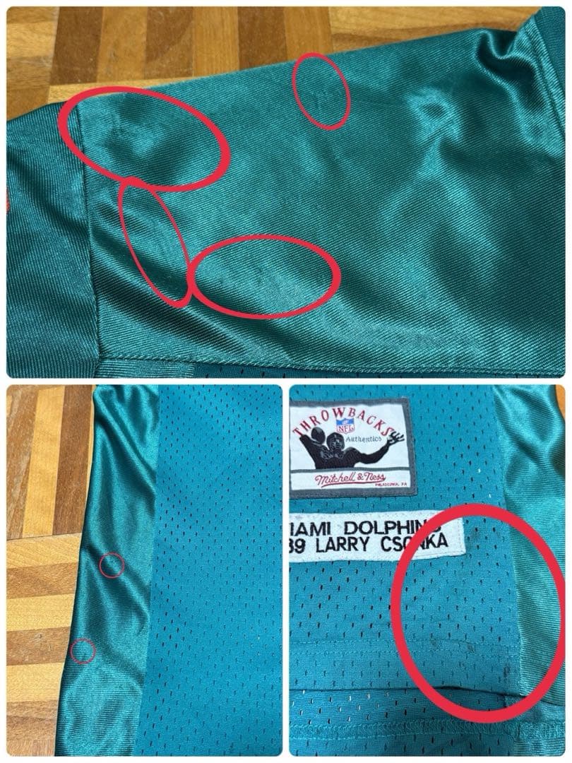 Mitchell&Ness NFLドルフィンズ #39 ゲームシャツ S21