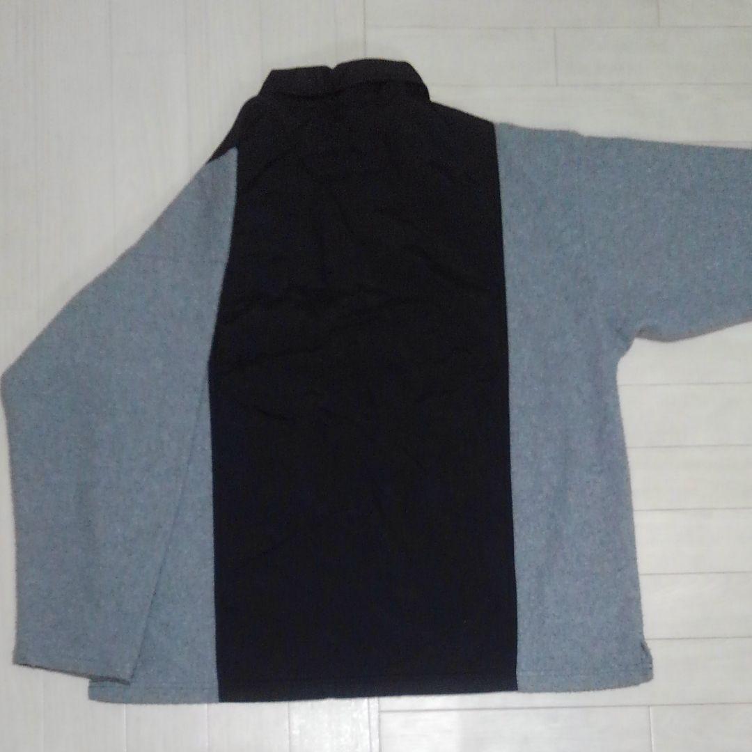 トニーアルバ ALVA ハーフジップ ナイロンジャケット フリース 黒灰 90s