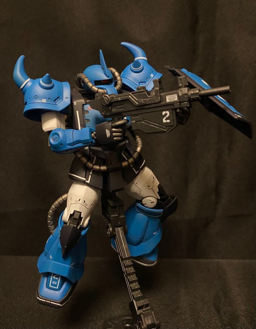 【ガンプラ完成品】　HG プロトタイプグフ　機動実証機　ブルーカラーVer.