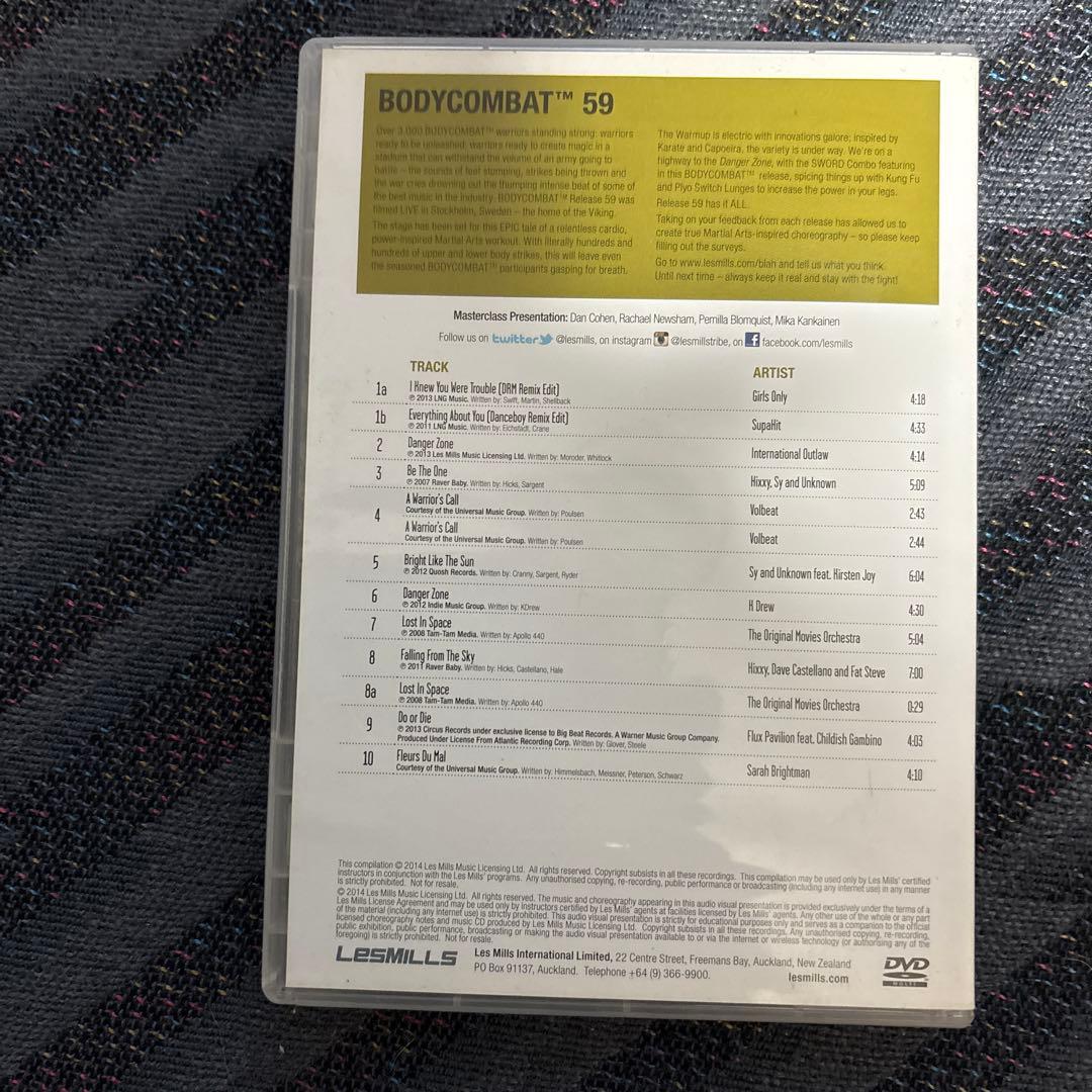 take レズミルズ　ボディコンバット　58.59