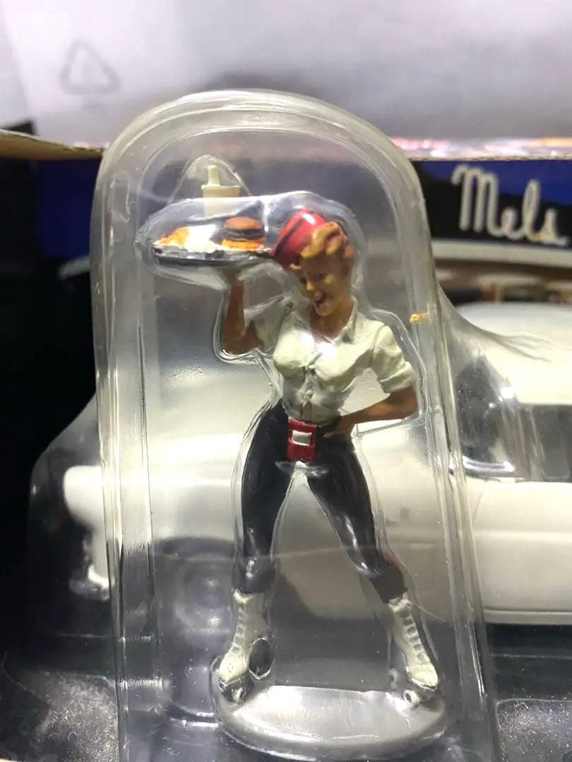 アメリカングラフィティ レベル 56サンダーバード with フィギア 1:25