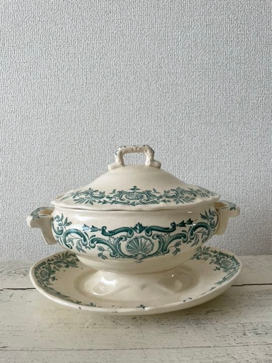 ムタルディエ　アンティーク　フランス　ソーシエール　チューリン　ロカイユ