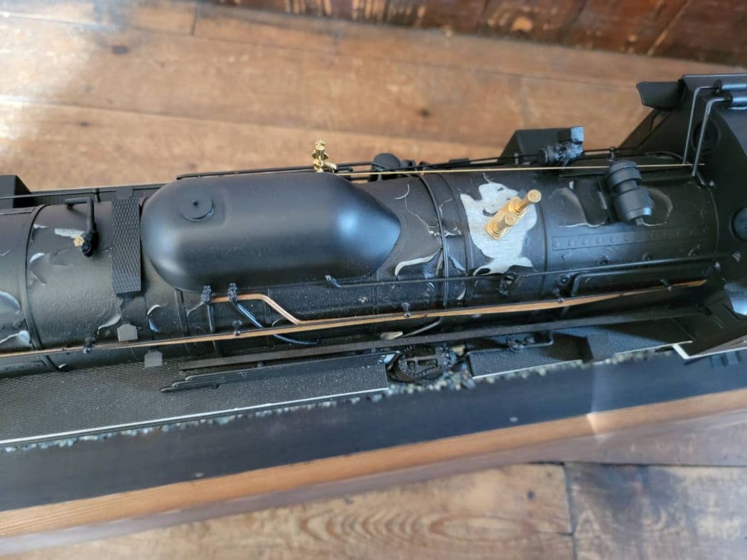 ポニョ蒸気機関車 C571型 車輪駆動 ライト点灯 アンティーク