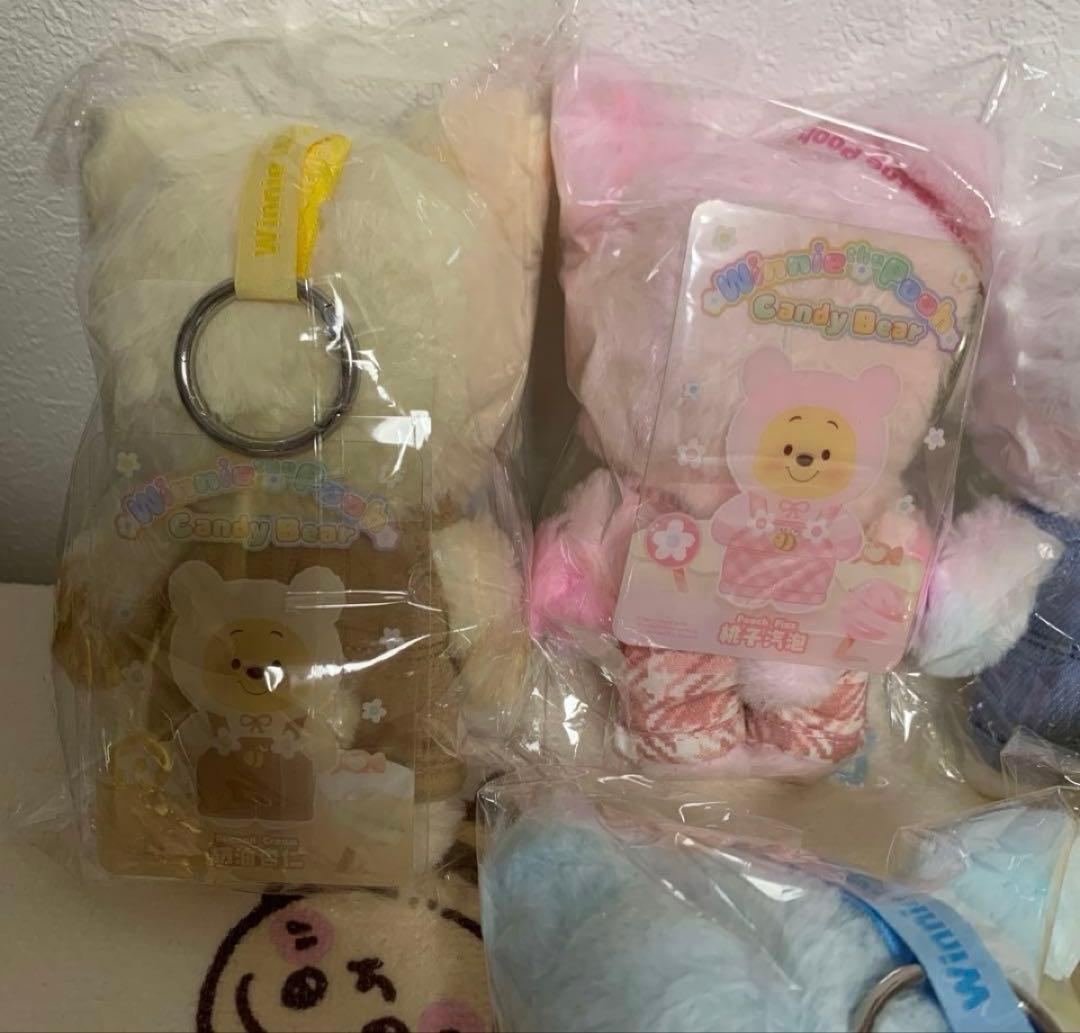 トップトイ くまのプーさん 6点　キャンディーベアシリーズ