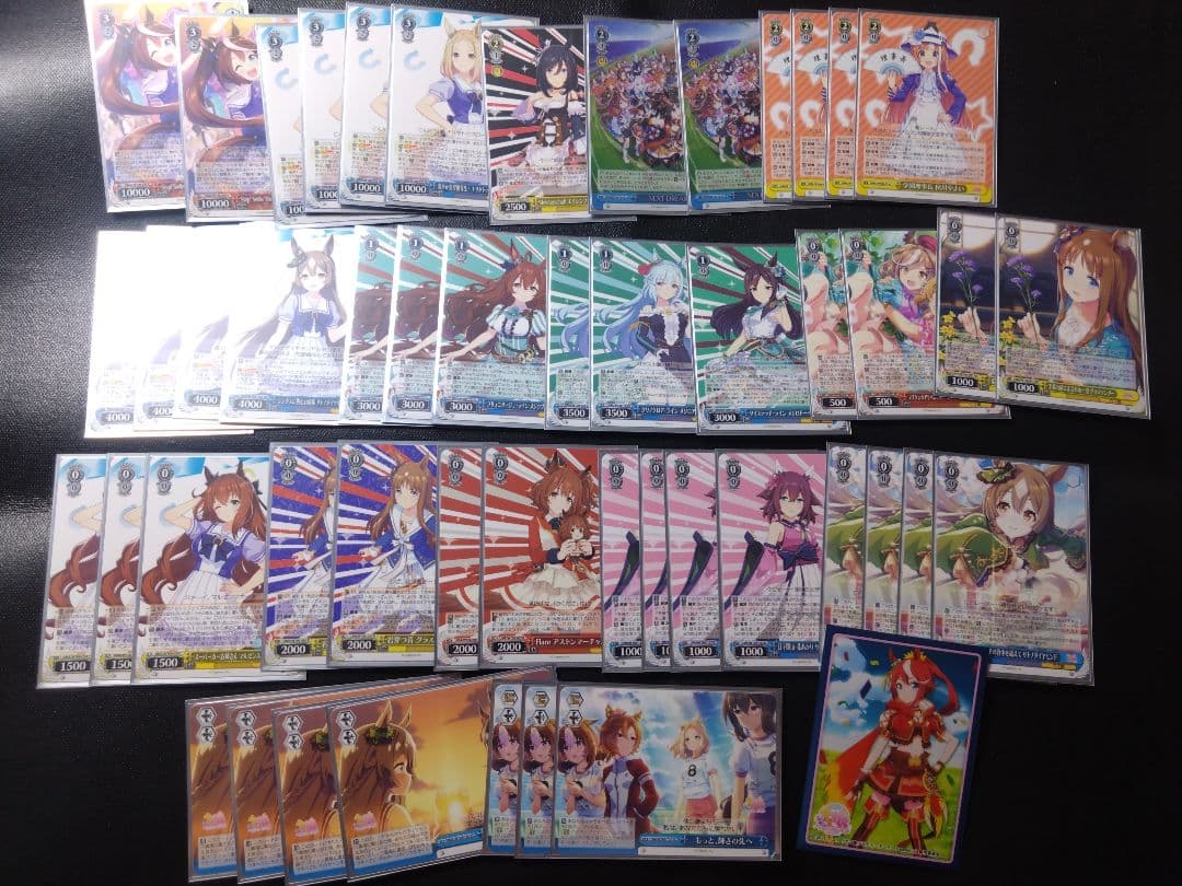 引退品ヴァイスシュヴァルツ ウマ娘デッキ7個+ディズニーデッキ セット