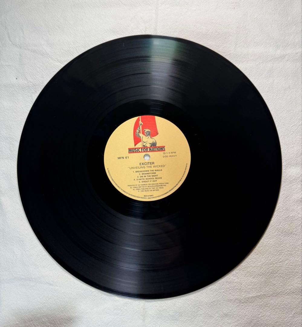 EXCITER Unveiling The Wicked LP レコード