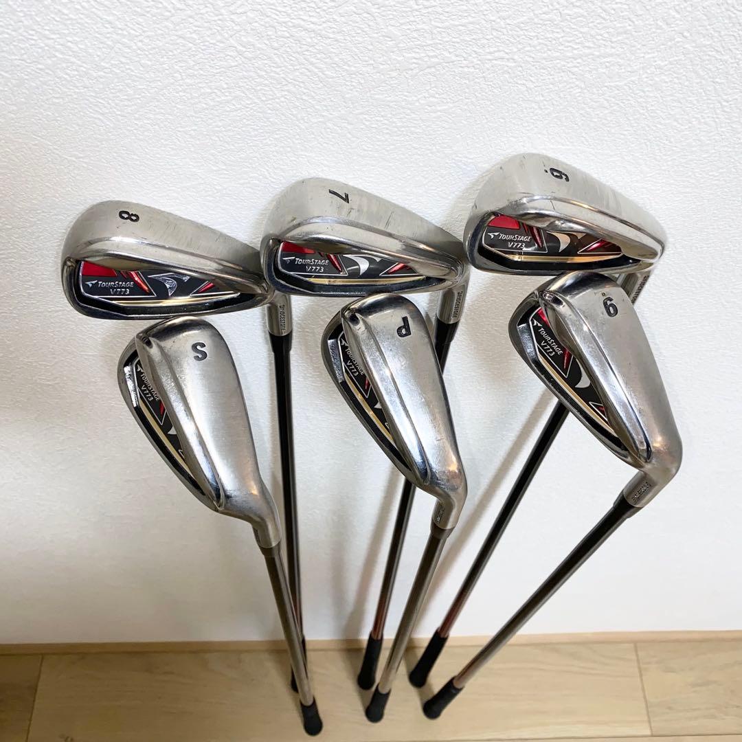 TOURSTAGEゴルフクラブ フルセット☆初心者メンズ右利きキャディバッグ付R