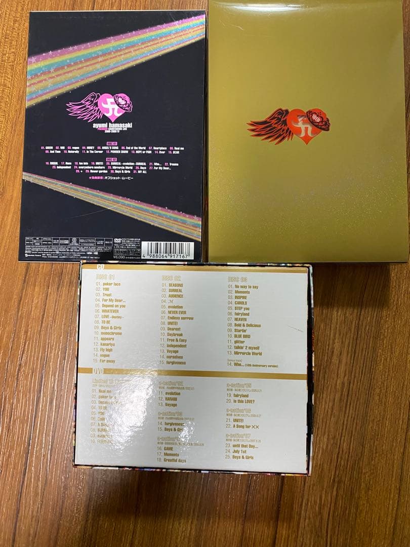 浜崎あゆみDVD3枚セット