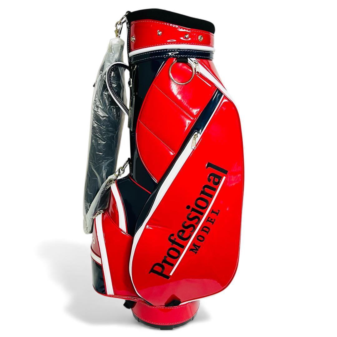 kasco キャディーバック　未使用　9型　キャスコ　フード付　エナメル　ゴルフ