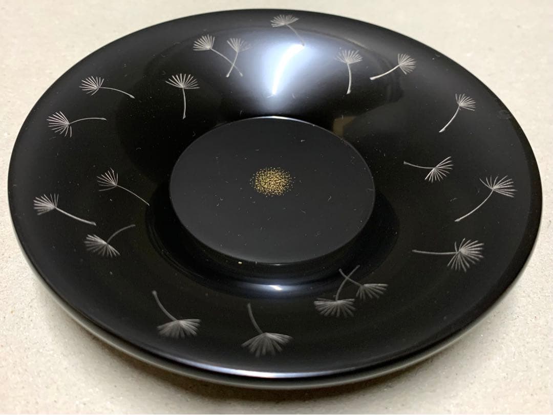 藤田正堂 舞々茶托 蒔絵 茶托