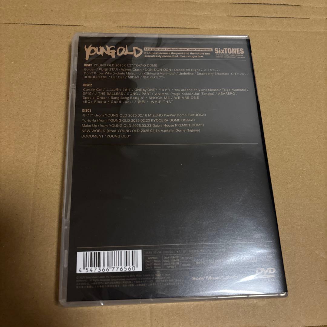 ミュージック SixTONES YOUNG OLD DVD