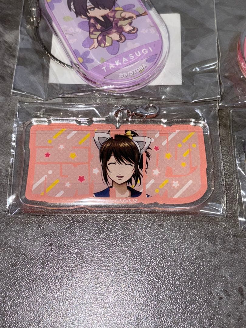 銀魂　3年Z組銀八先生　アクリルチャーム　2連ワイヤー　BIG アクキー