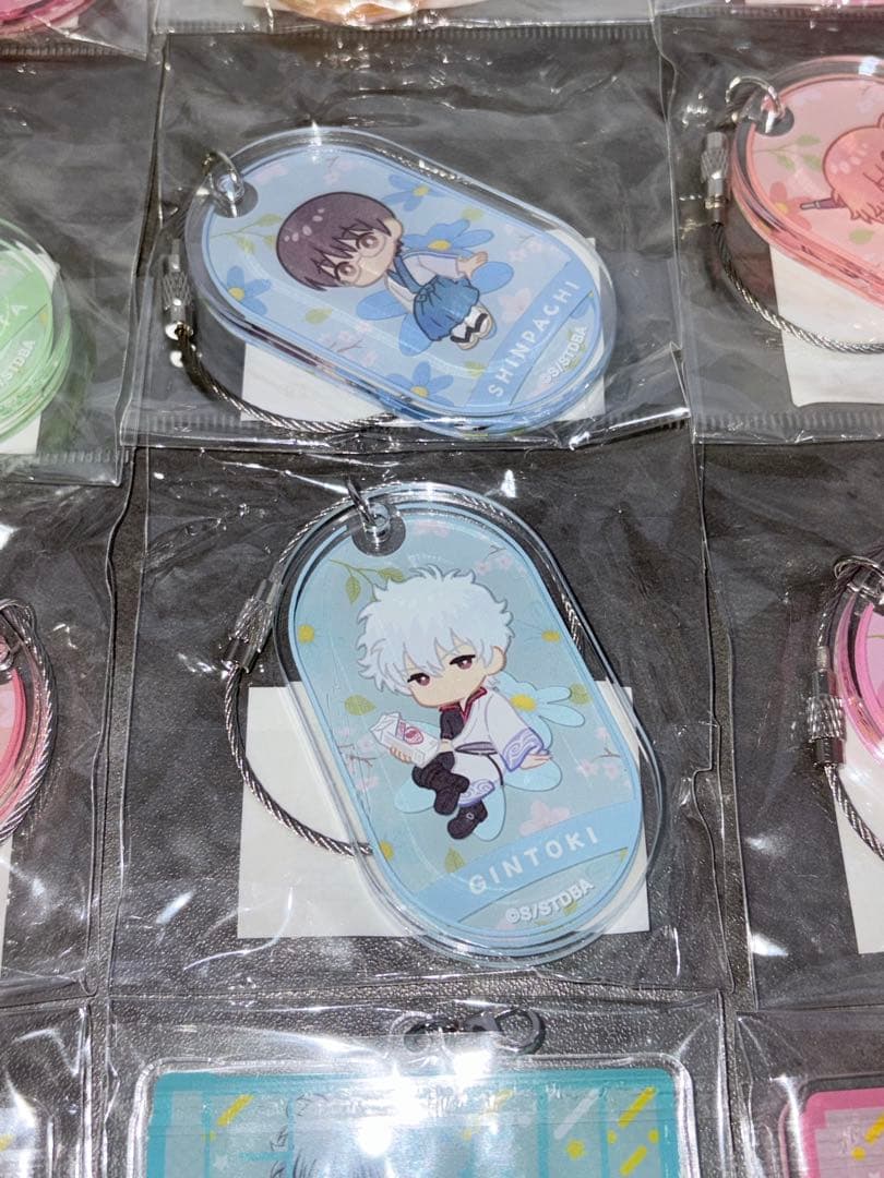 銀魂　3年Z組銀八先生　アクリルチャーム　2連ワイヤー　BIG アクキー