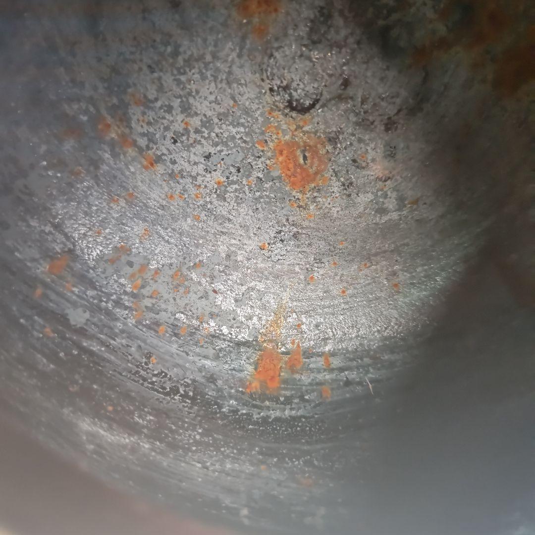 ウ237 茶釜『釜師　菊地政光』『筋入　平丸釜　共箱』鉄釜　茶道具