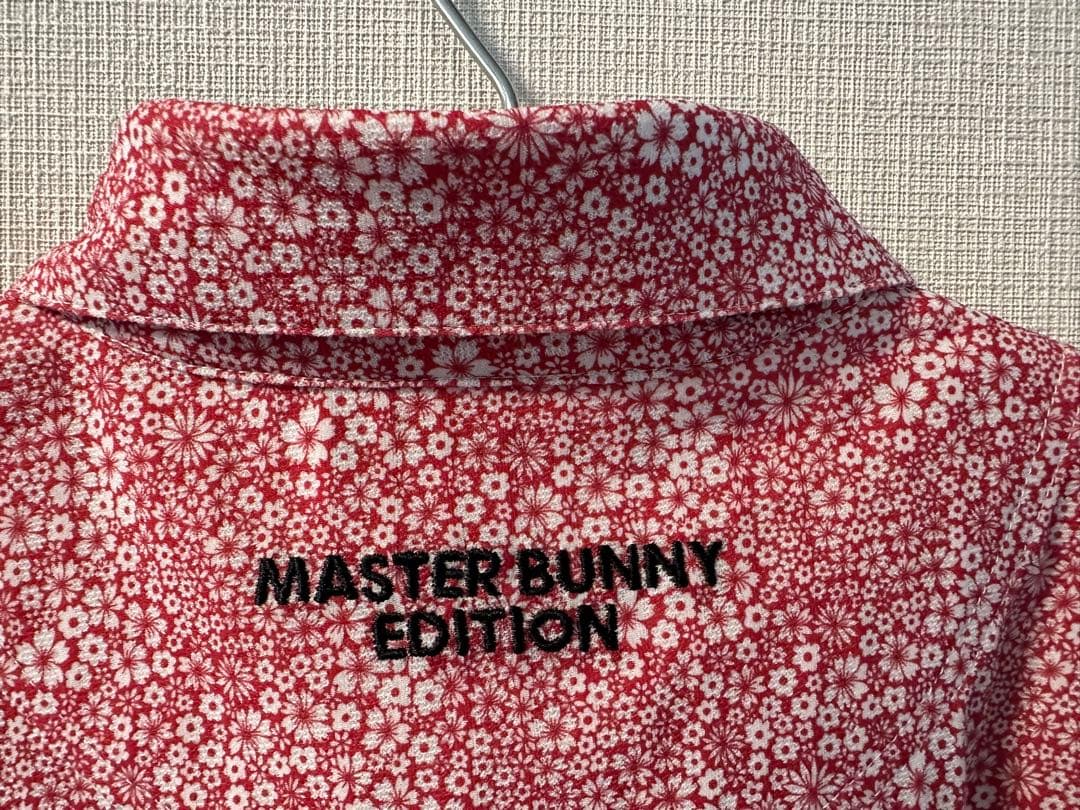 値下！大サイズMASTER BUNNY☆リバティお花柄 半袖ポロシャツ☆サイズ2