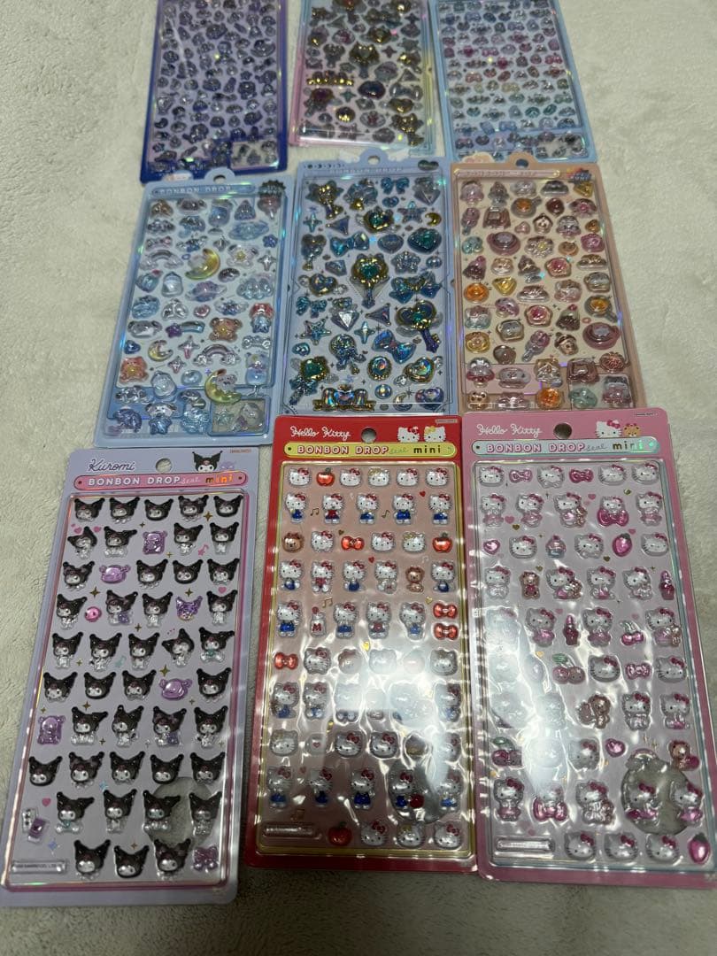 ボンボンドロップシール　9枚セット