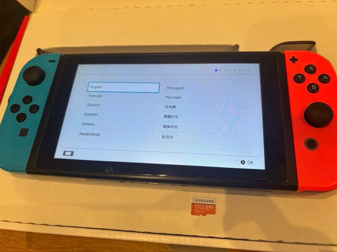 Nintendo Switch ネオンブルー/ネオンレッド 本体&別売り付属品