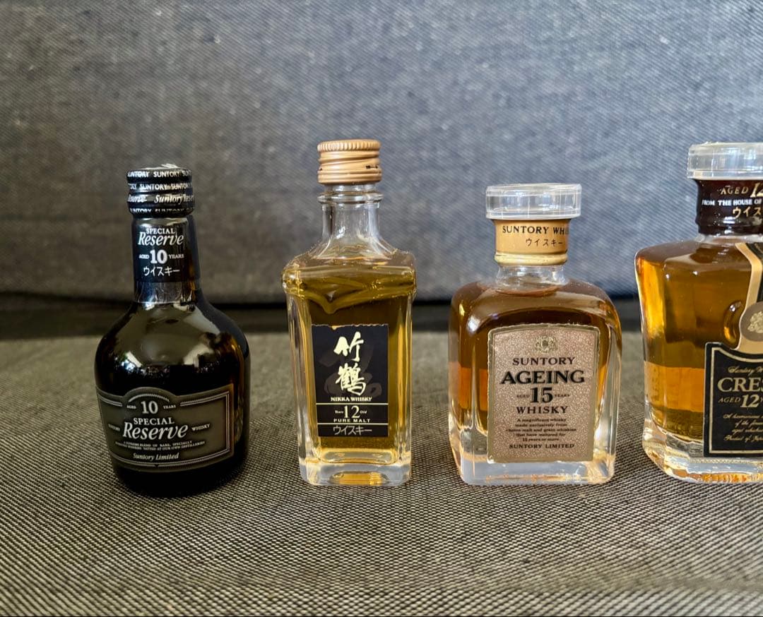 竹鶴12年　エイジング15年など　国産ウイスキーミニボトル　6本セット　未開封