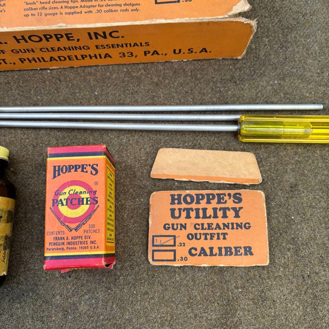 USA VINTAGE HOPPE'S GUN クリーニングセット メタルケース