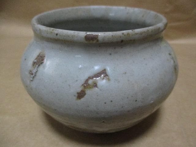 李朝　白磁の小壺　S12-1