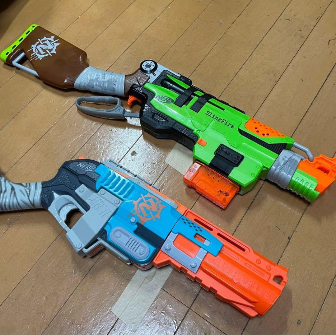 ナーフ ゾンビストライクスレッジファイア ゾンビストライクスリングファイア