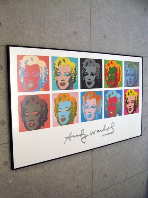 10 Marilyns on White/ウォーホル/ポスター