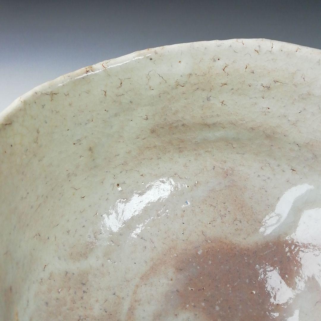 Ｔ５２８　茶碗　『萩茶碗』『天鵬山　廣瀬淡雅 造』　共箱　抹茶碗　茶道具