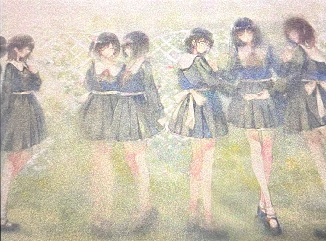 ジークレ版画「harmonie」 ( Innocent Grey Flowers